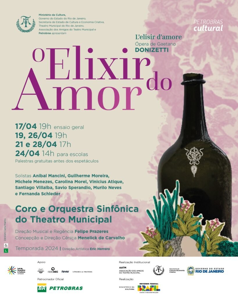 Theatro Municipal apresenta "O Elixir do Amor"